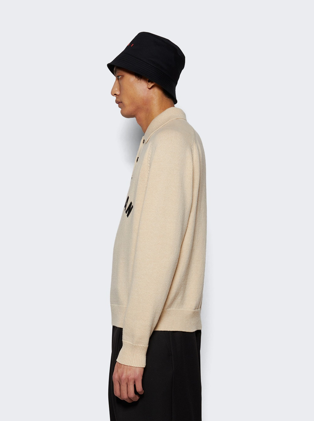 Manhattan Polo Sweater Cream - 4