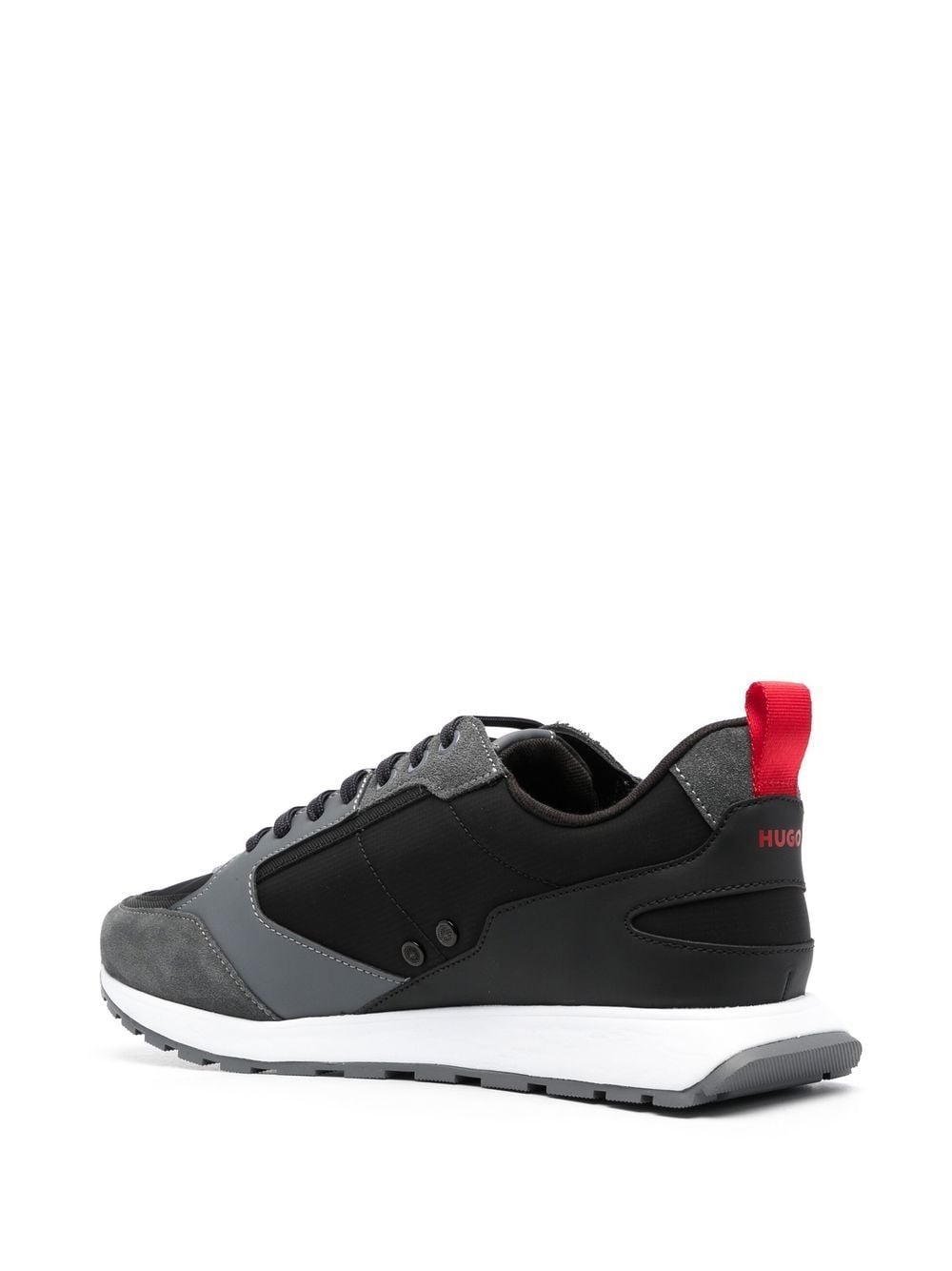 panelled low-top sneakers - 3