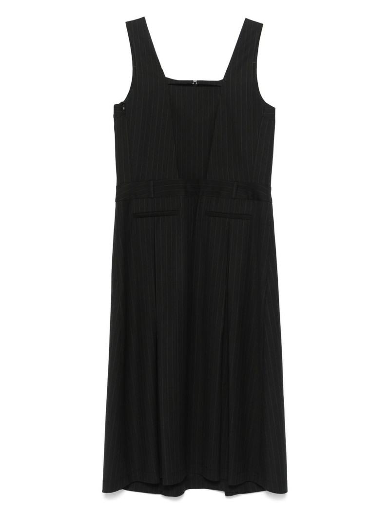 LOW CLASSIC inverted-pleat midi dress outlook