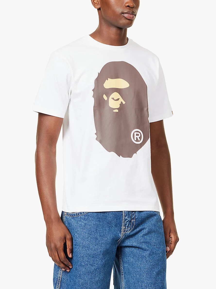 Big Ape Head graphic-print cotton-jersey T-shirt - 3