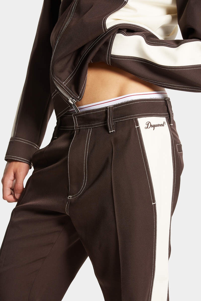 CONTRASTING STITCHING TROUSERS - 3