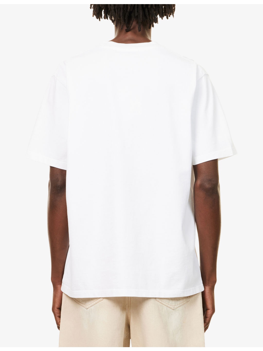 Graphic-Print Relaxed-Fit Cotton T-Shirt - 4