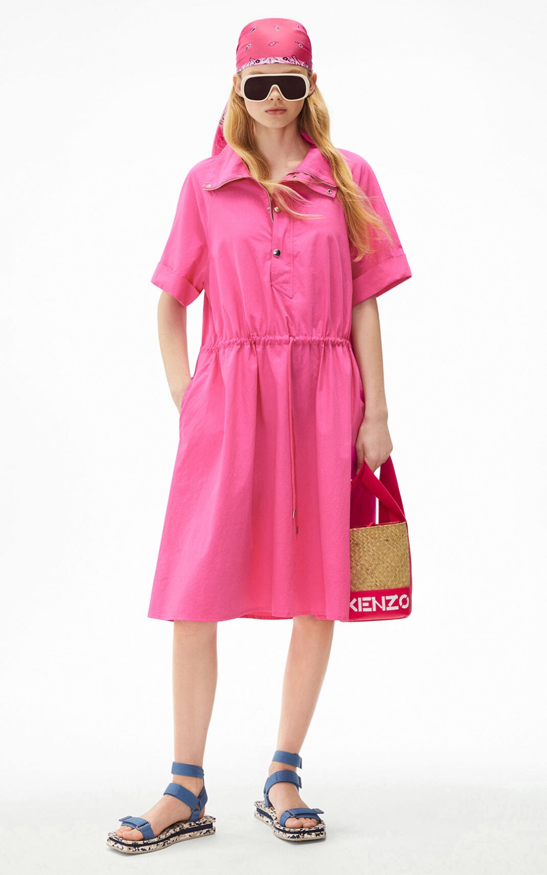 Fitted dress with K crest - 2
