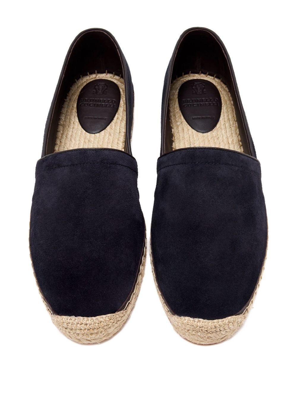 suede-leather espadrille loafers - 2