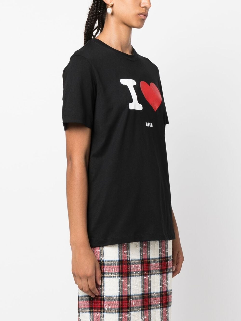 logo-print cotton T-shirt - 3
