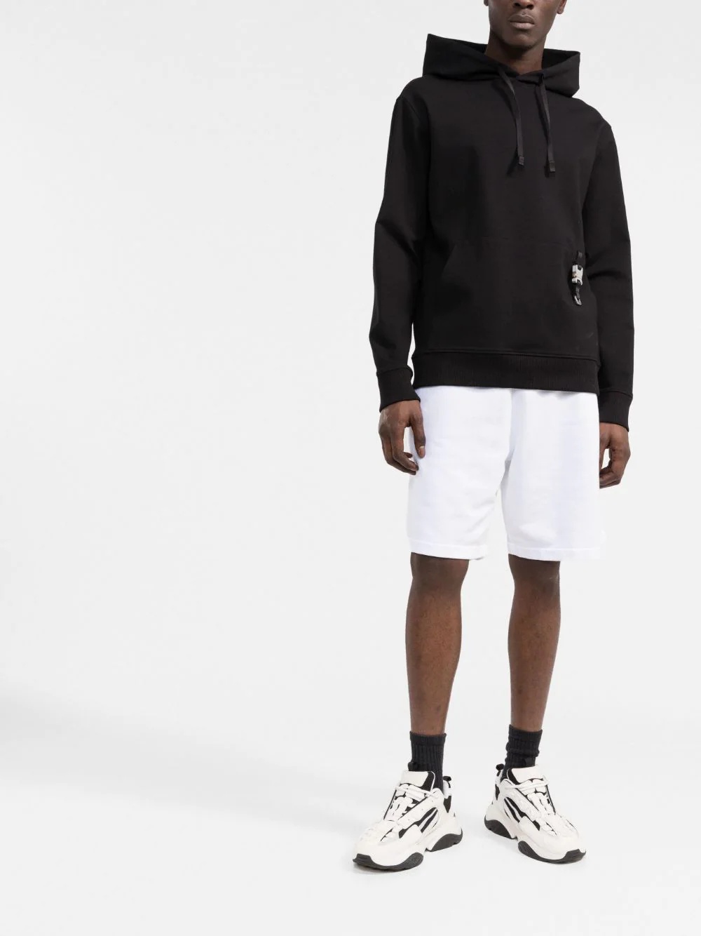 logo-print drawstring Bermuda shorts - 2