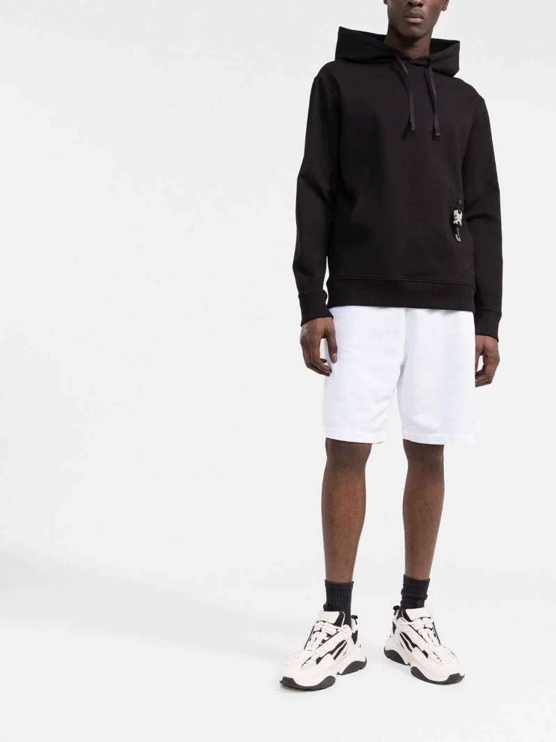 Marcelo Burlon County Of Milan logo-print drawstring Bermuda shorts outlook