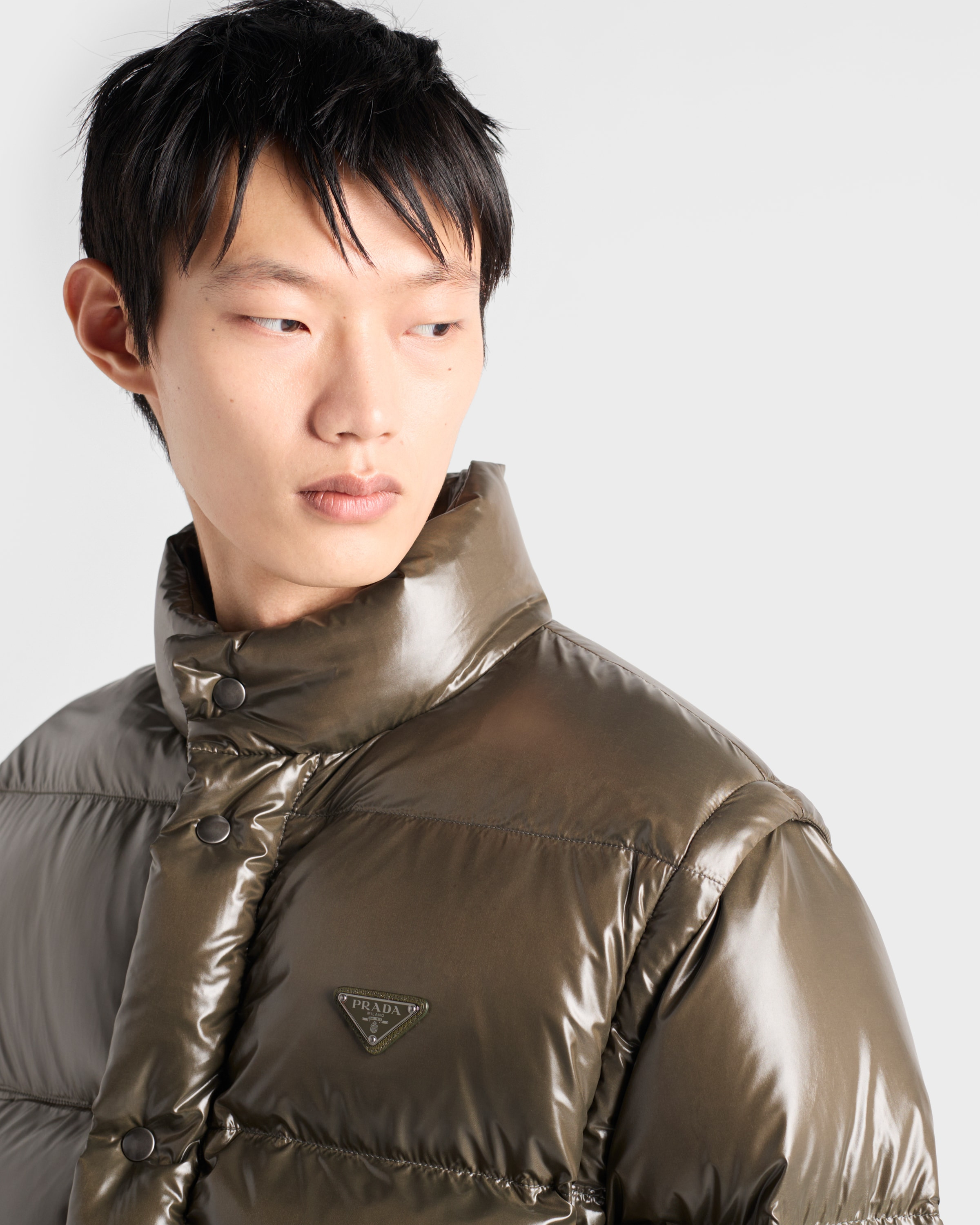 Medium-weight Re-Nylon down jacket - 3
