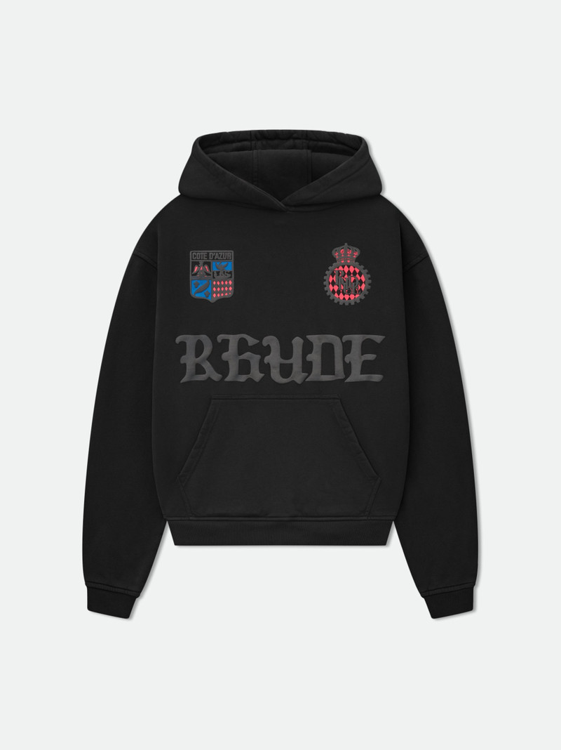 RHUDE COTE D'AZUR CREST OVERSIZED HOODIE 1
