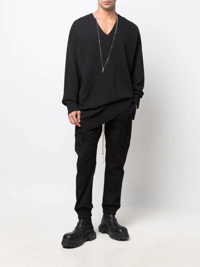 Rick Owens Tommy V-neck jumper outlook