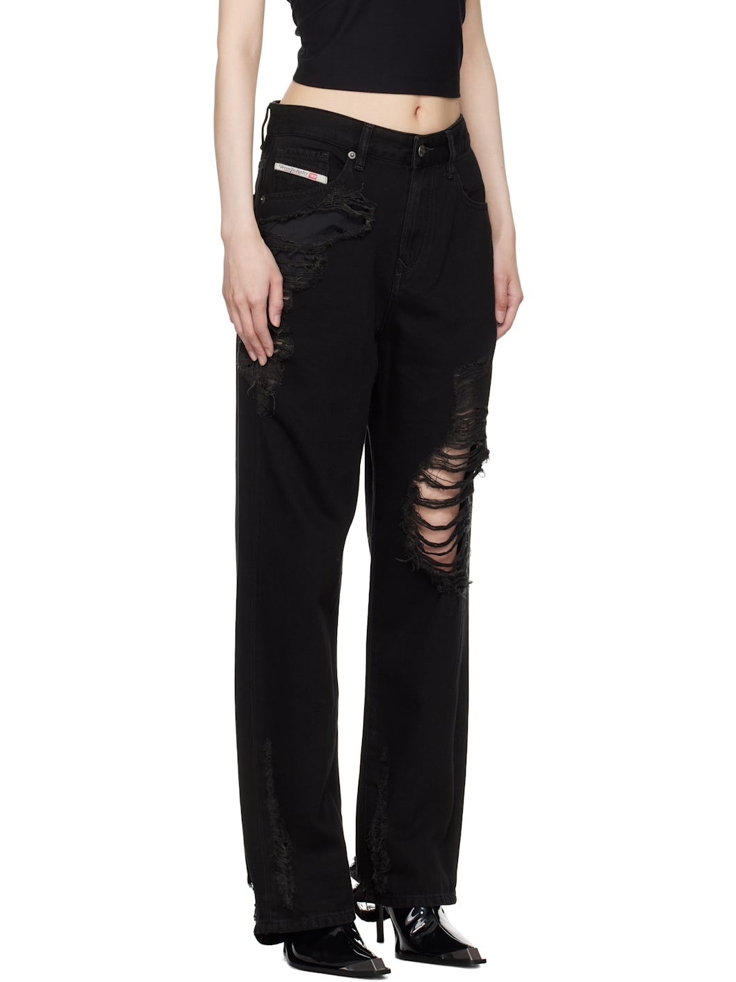 Black 1999 D-Reggy 09k35 Regular Jeans - 2
