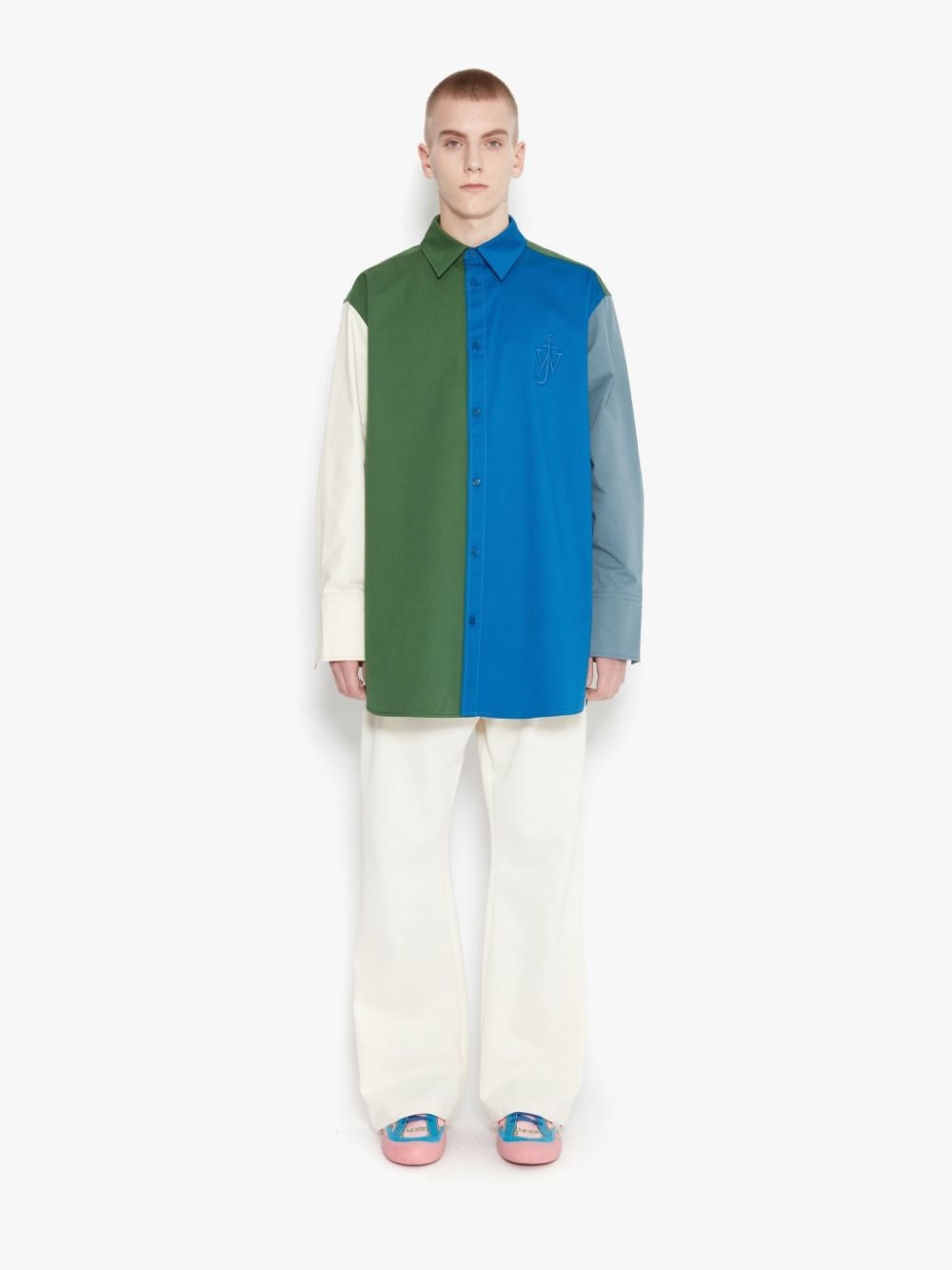 COLOUR BLOCK OVERSHIRT - 2