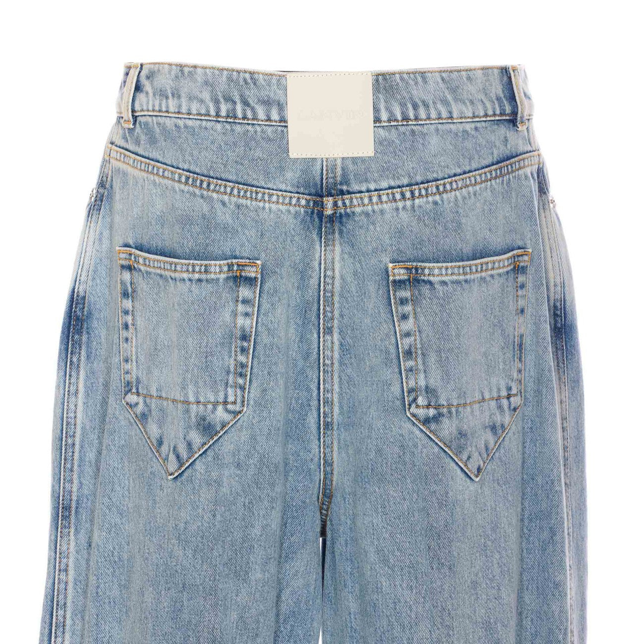 Lanvin Women Wide Leg Denim Pants - 3