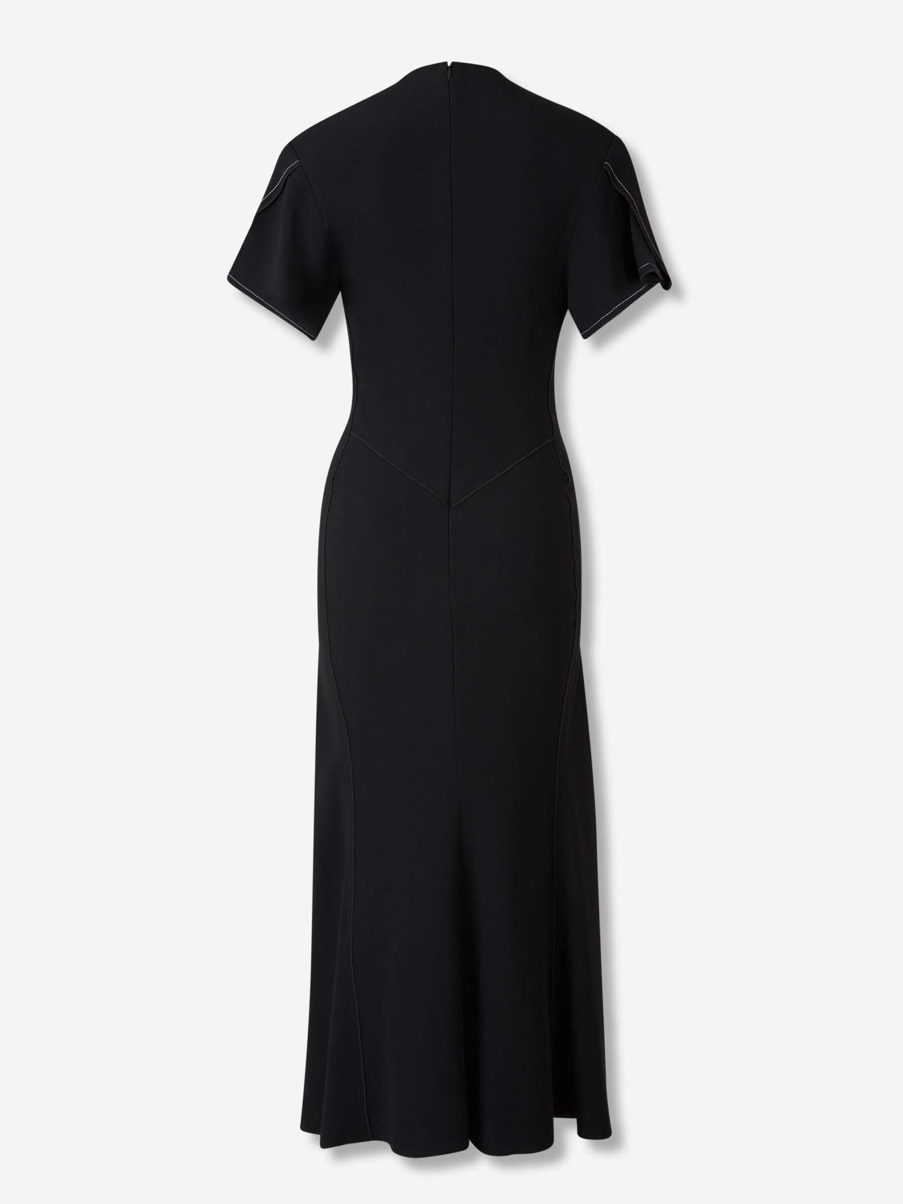 CREPE MIDI DRESS - 2