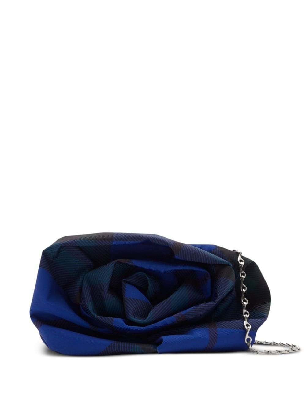 【送料&関税込】Burberry Rose Checkered Ruched Clutch Bag Burberry Rose Check Clutch Bag - Bergdorf Goodman