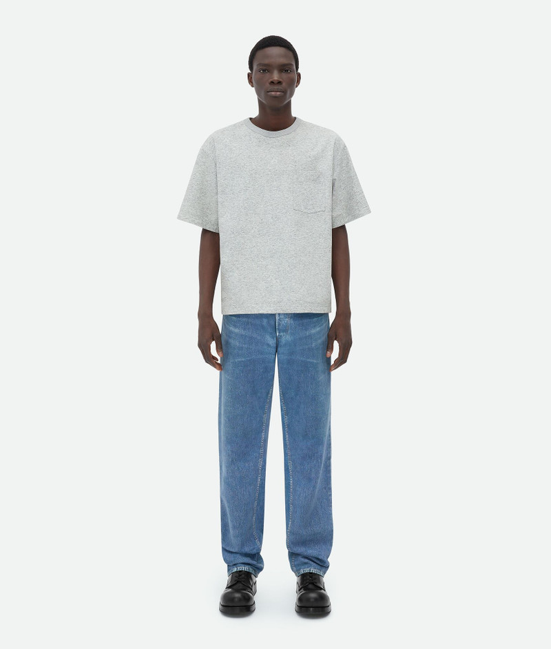 Relaxed Fit Printed Leather T-Shirt 1