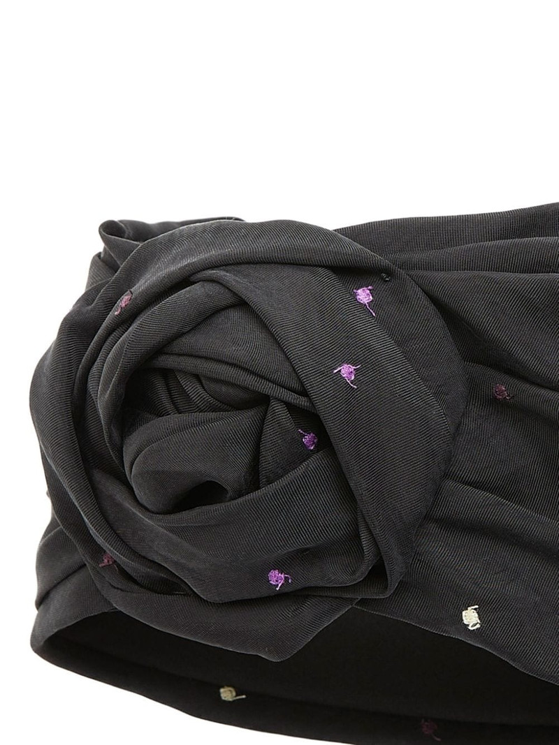 MAISON MICHEL Hiromi ruched headband outlook