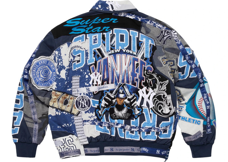 Supreme Supreme Jeff Hamilton New York Yankees Varsity Jacket Multicolor outlook