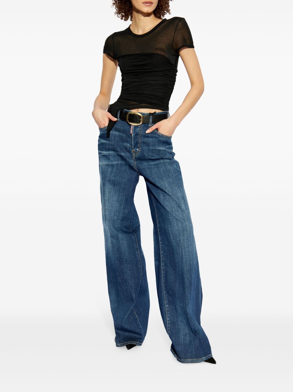 wide-leg jeans - 2