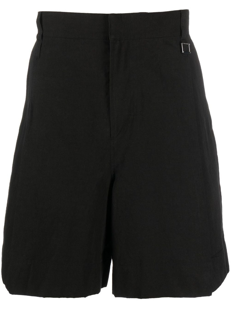 cotton-hemp blend bermuda shorts 1