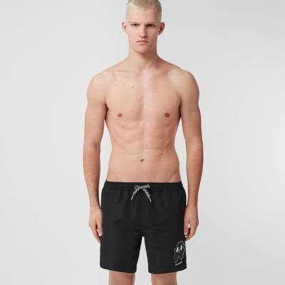 Burberry Monster Graphic Drawcord Swim Shorts outlook