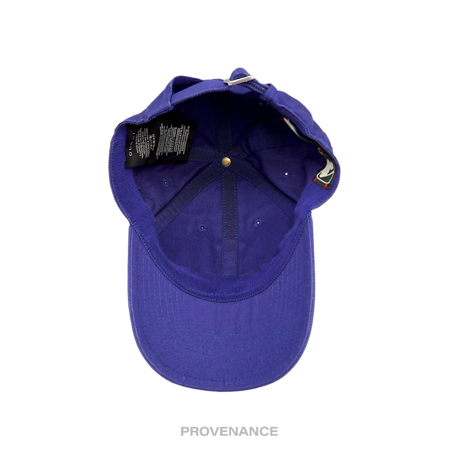 Gucci x NY Yankees Embroidered Hat Cap - Blue with Moth - 7
