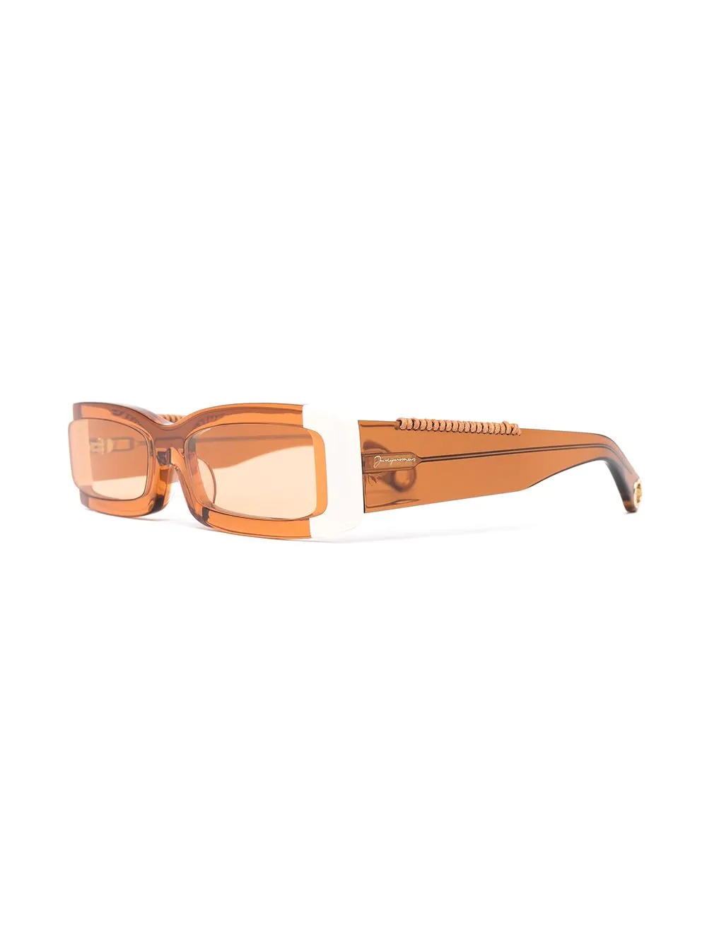 Les Lunettes 97 rectangular-frame sunglasses - 2