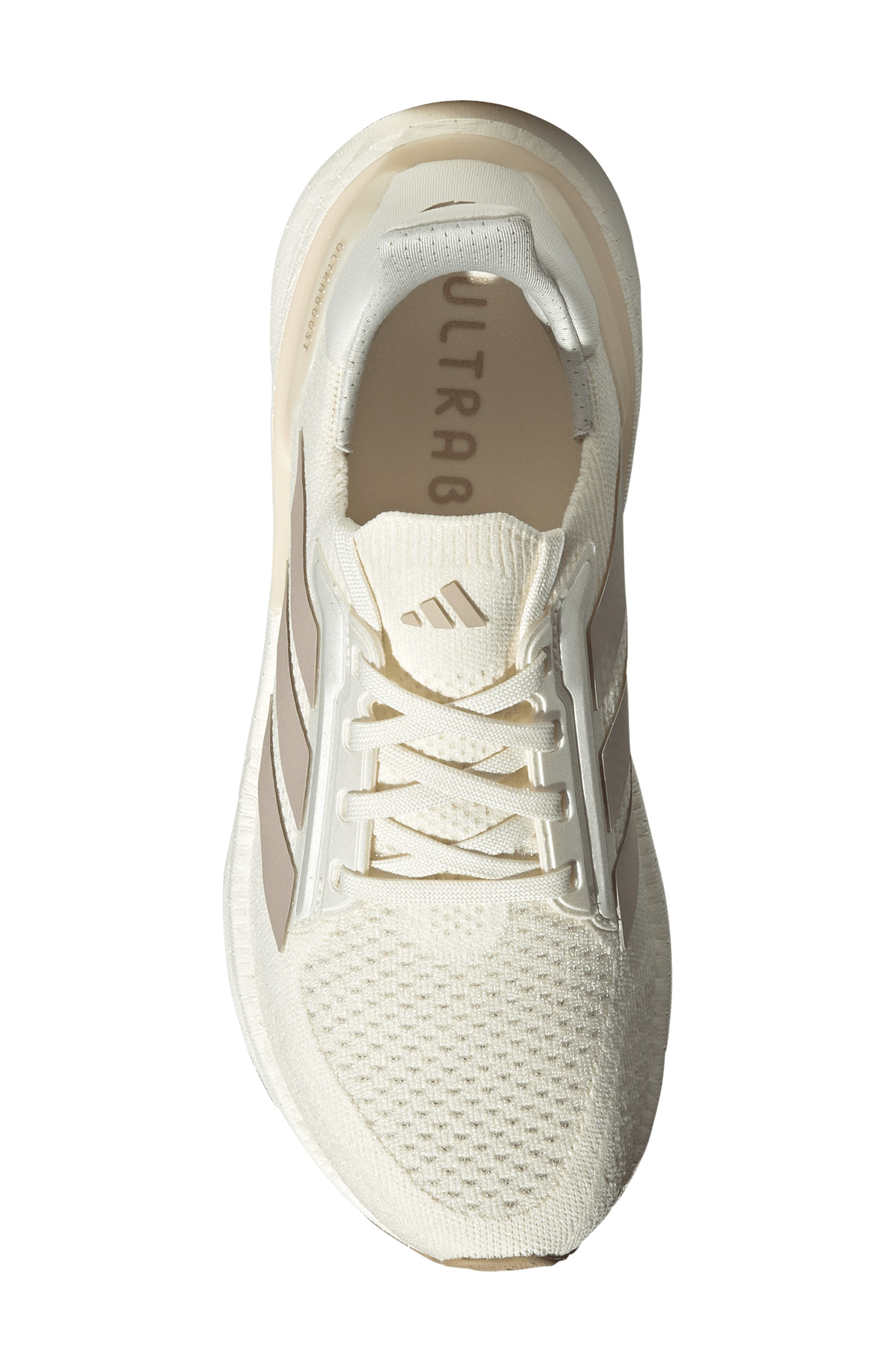 adidas Ultraboost 5 Running Shoe in Off White/Wonder Taupe/White at Nordstrom - 4