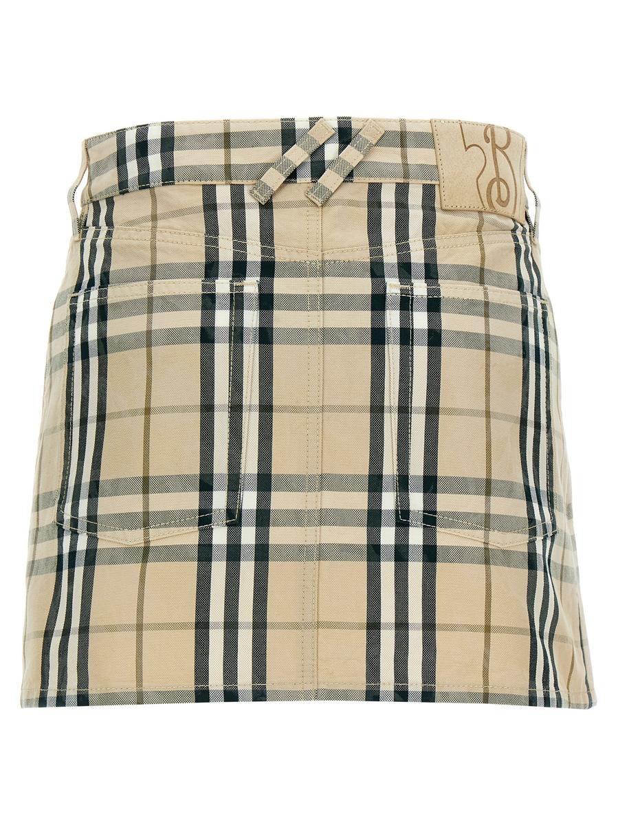 Burberry Check Skirt - 2