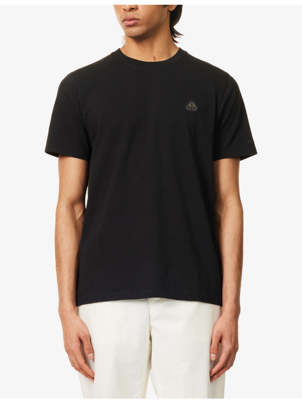 Crescent Brand-Plaque Cotton-Jersey T-Shirt - 3
