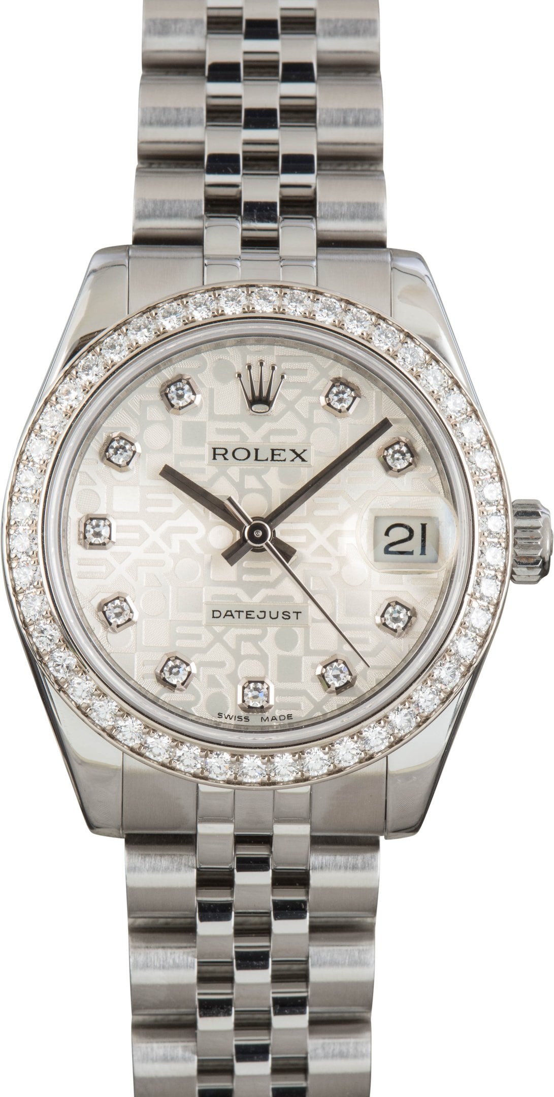 Rolex Datejust 31 ref 178384 Jubilee Diamond Dial - 1