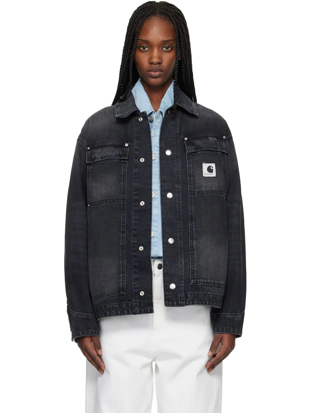 Black Arctic Denim Jacket - 1