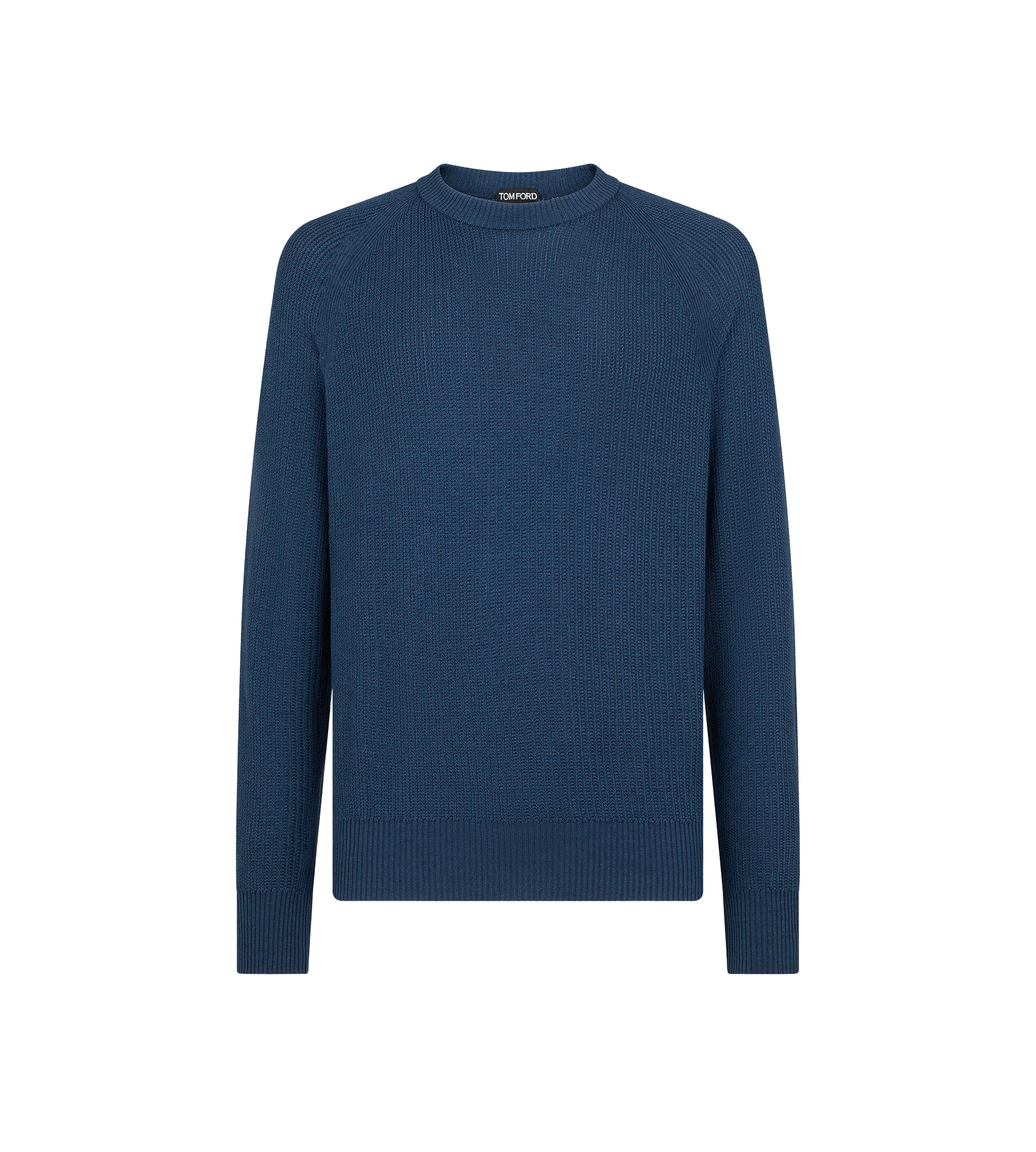 TEXTURED STITCH CREWNECK - 1