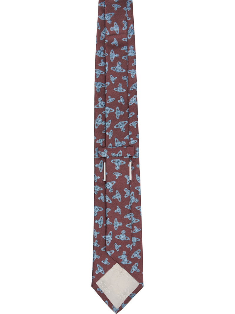 Vivienne Westwood Burgundy Silk Tie outlook