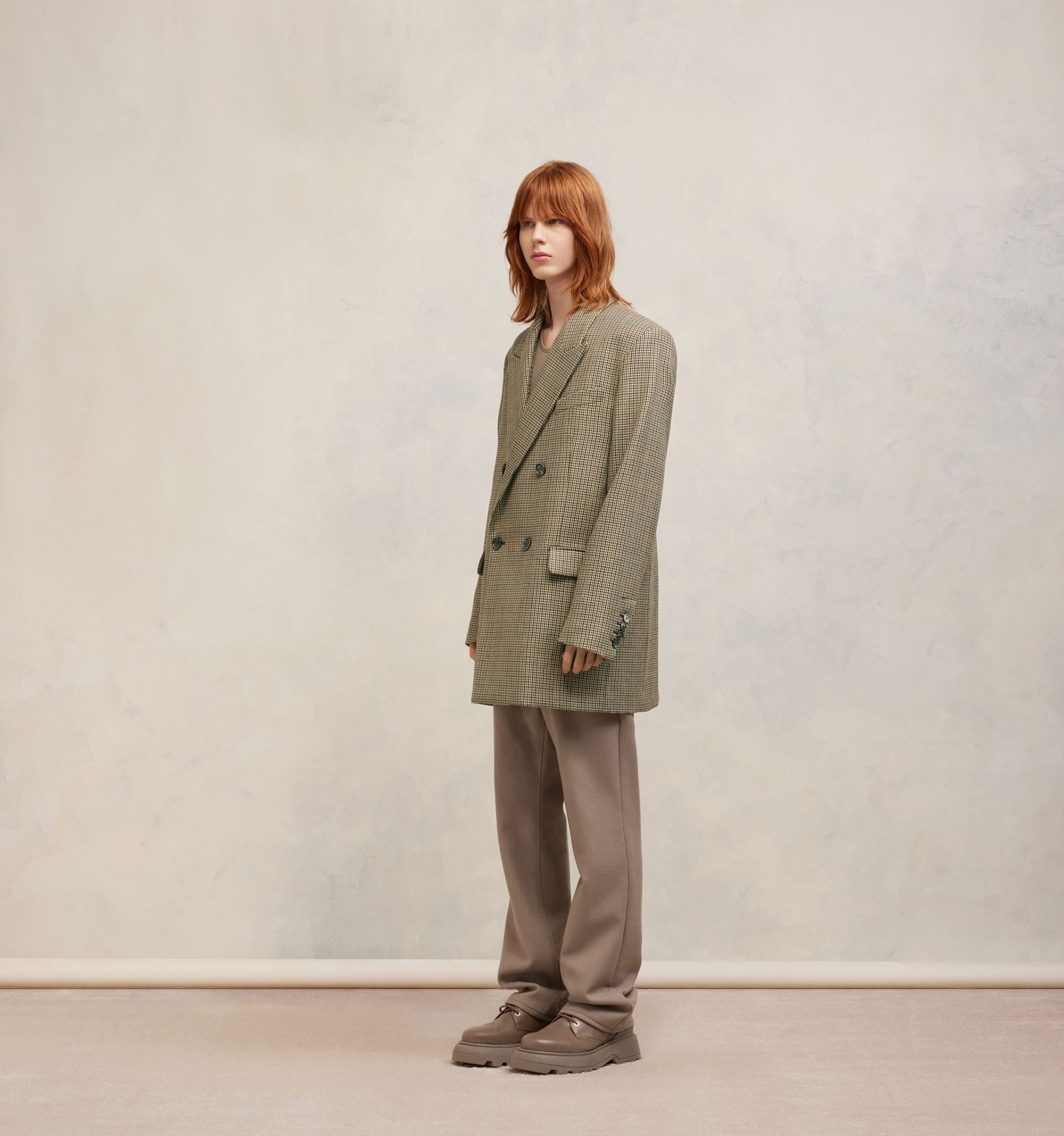 AMI Paris Double Breasted Oversized Jacket | REVERSIBLE