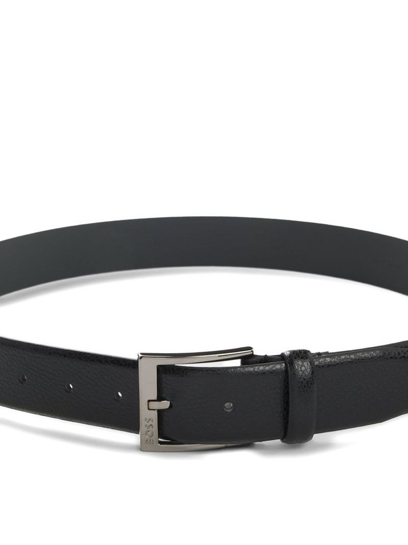 BOSS Elloy textured buckle belt outlook