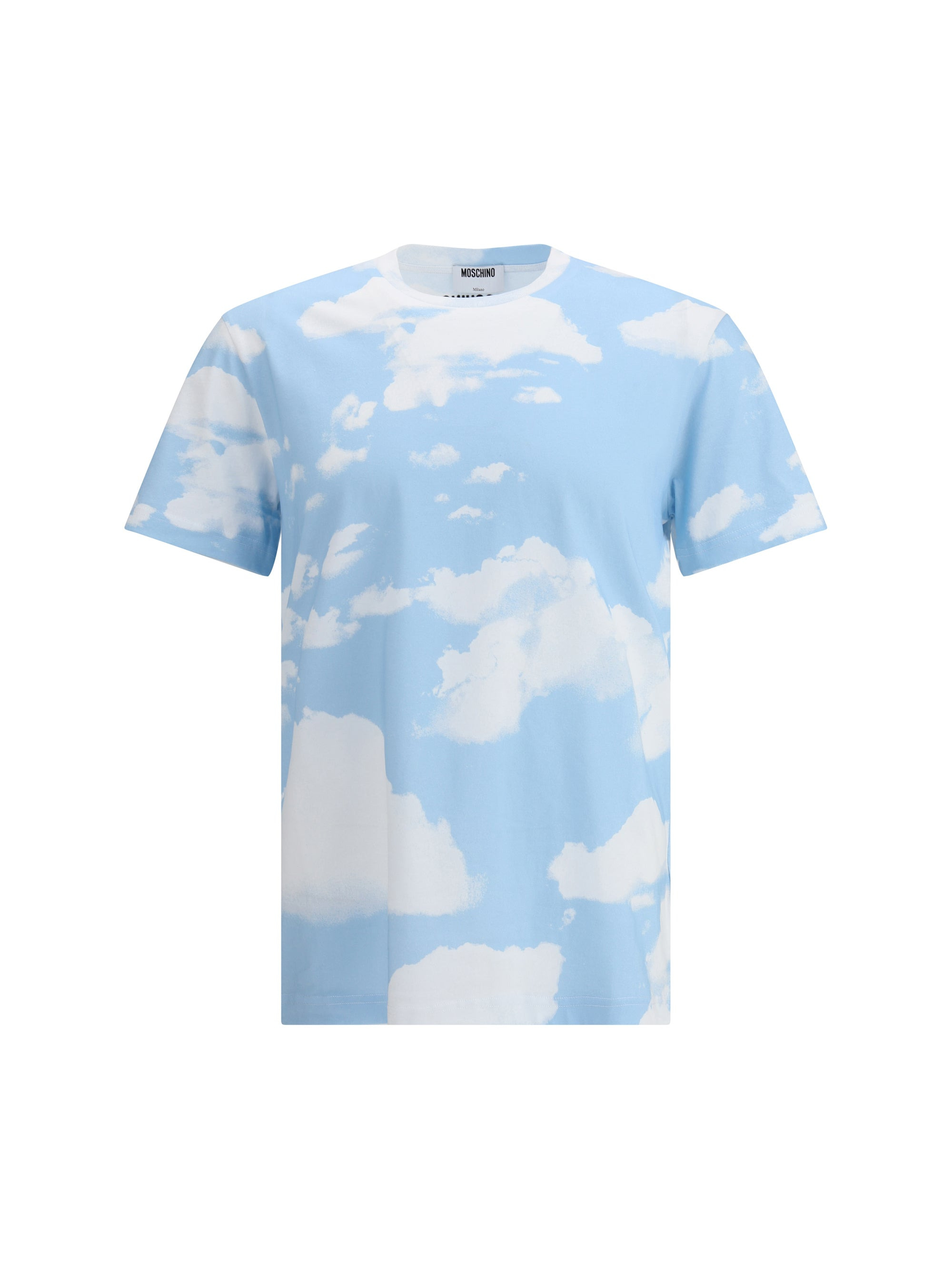 Moschino Men T-Shirt With Cloud Print - 1