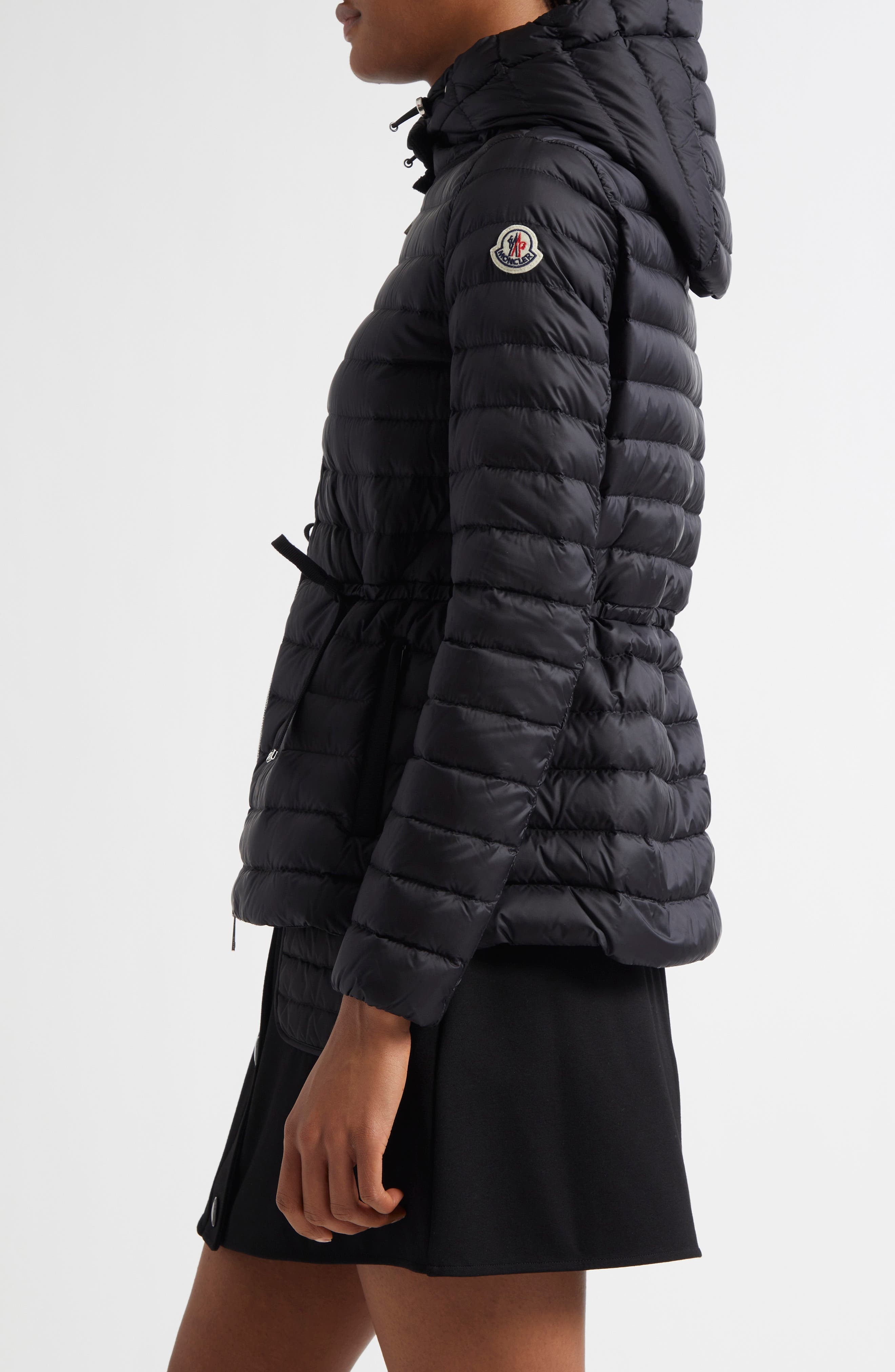 Moncler Raie Short Nylon Down Puffer Jacket in Black at Nordstrom - 3