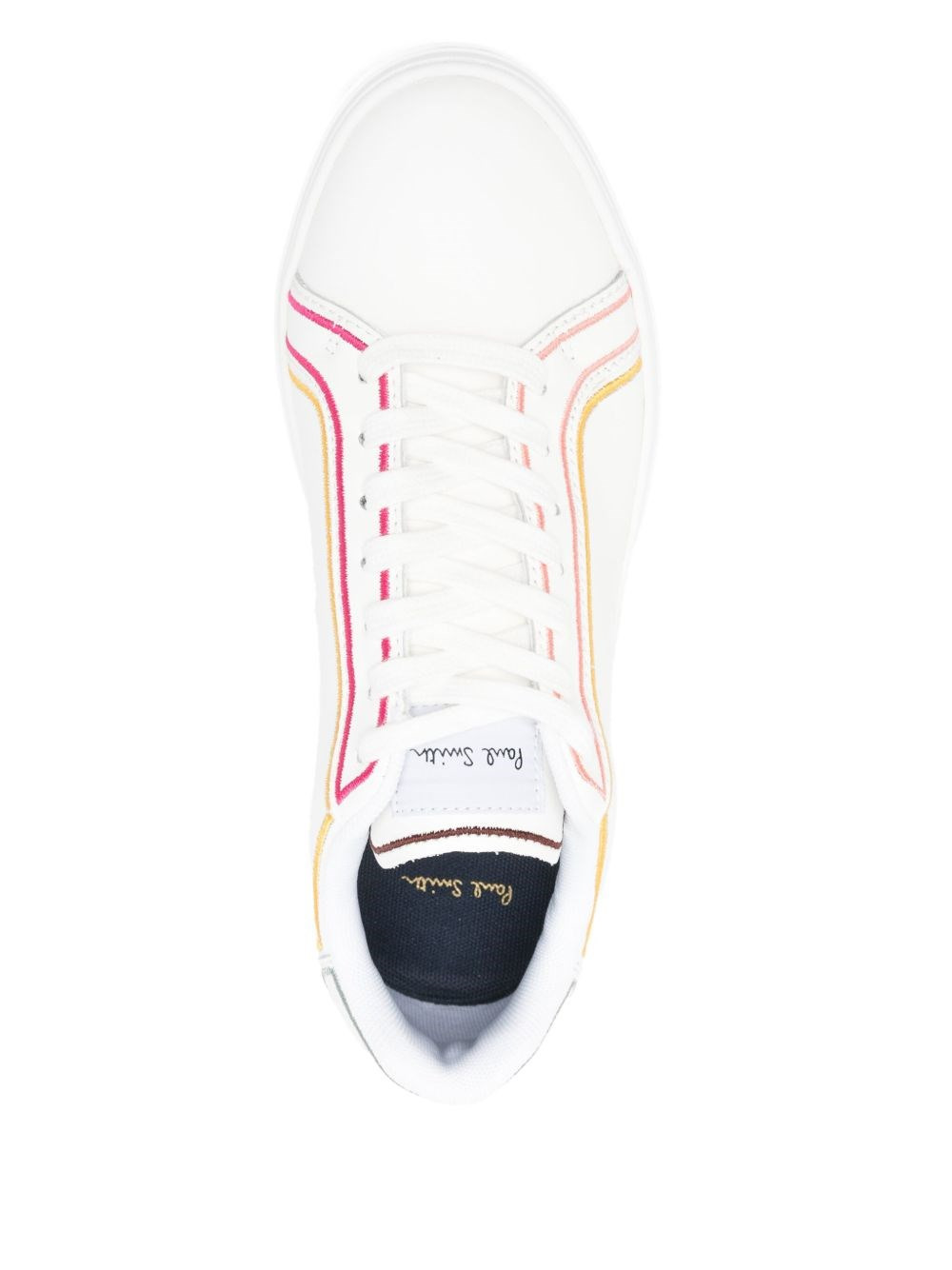 Swirl leather sneakers - 2