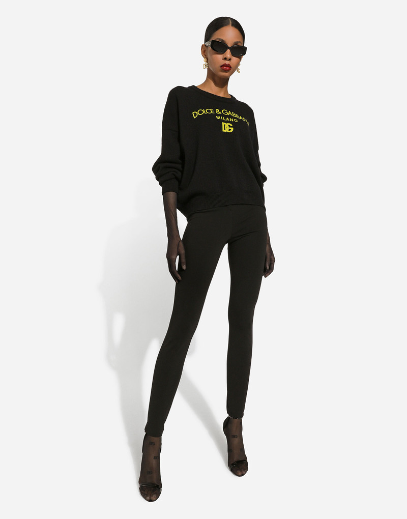 Dolce&Gabbana 로고를 가진 Cashmere 스웨터 5