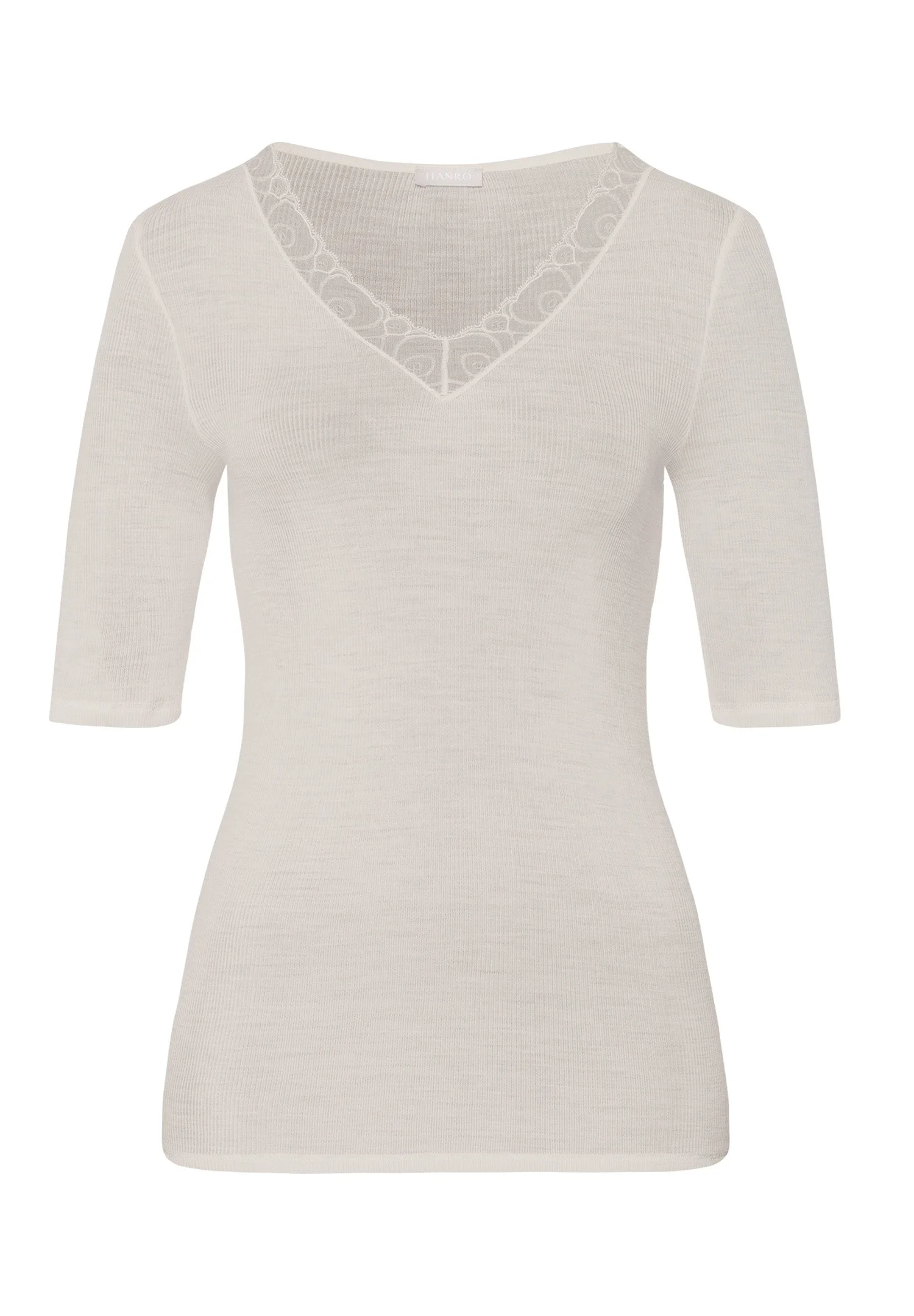Woolen Lace Lace Trim Wool And Silk Top - 1