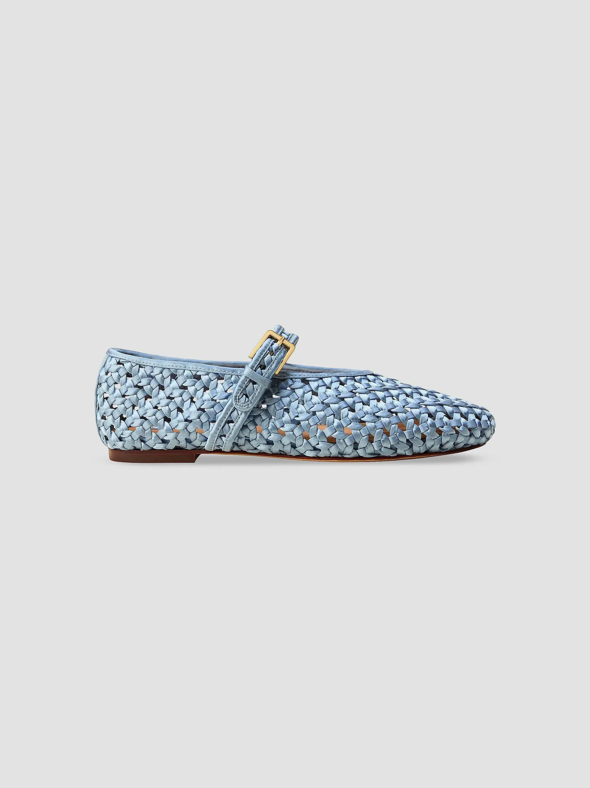 Women's Sydney Satin Mary Jane Flats - Celeste - 1