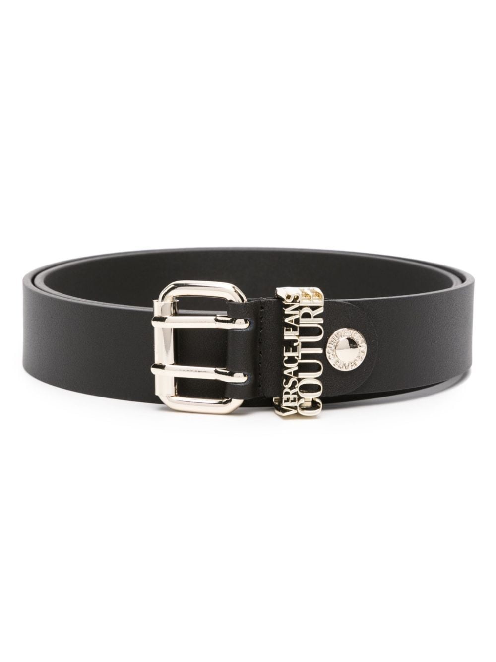 logo-lettering buckle belt - 1