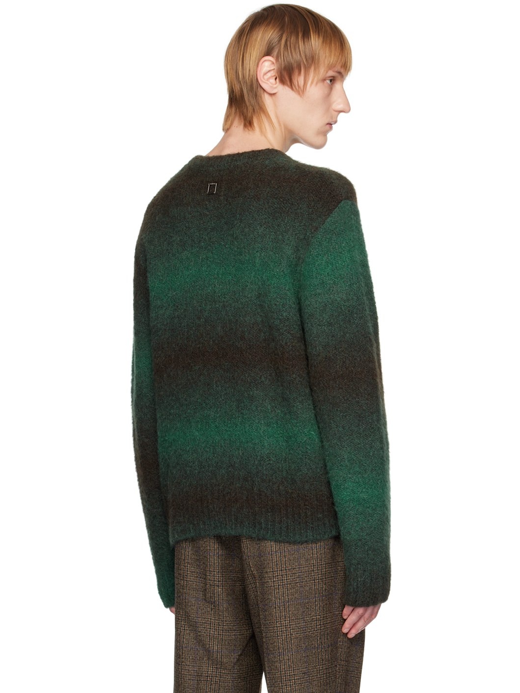 Green Striped Sweater - 3
