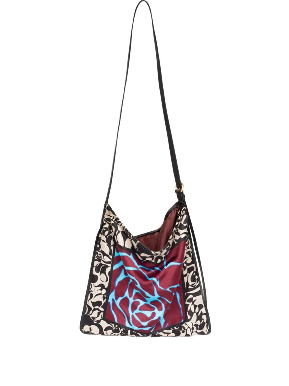 graphic-print shoulder bag - 1
