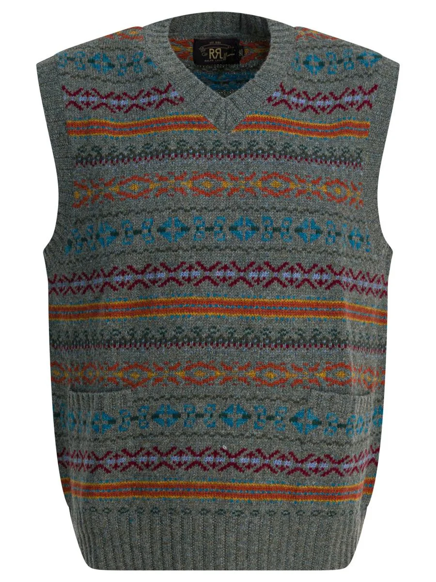 Ralph Lauren RRL Fair Isle Wool Vest - 1