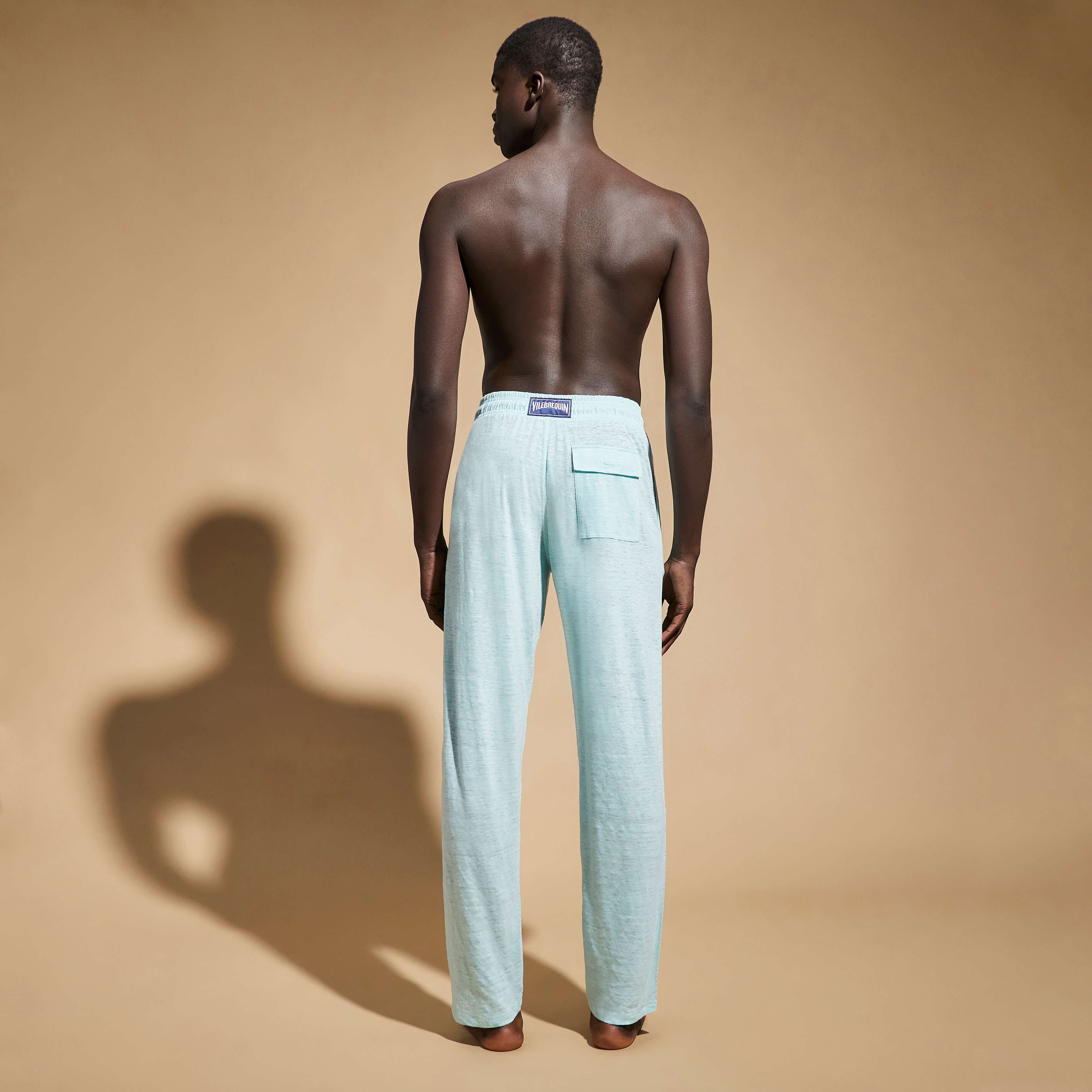 Unisex Linen Pants Solid - 4