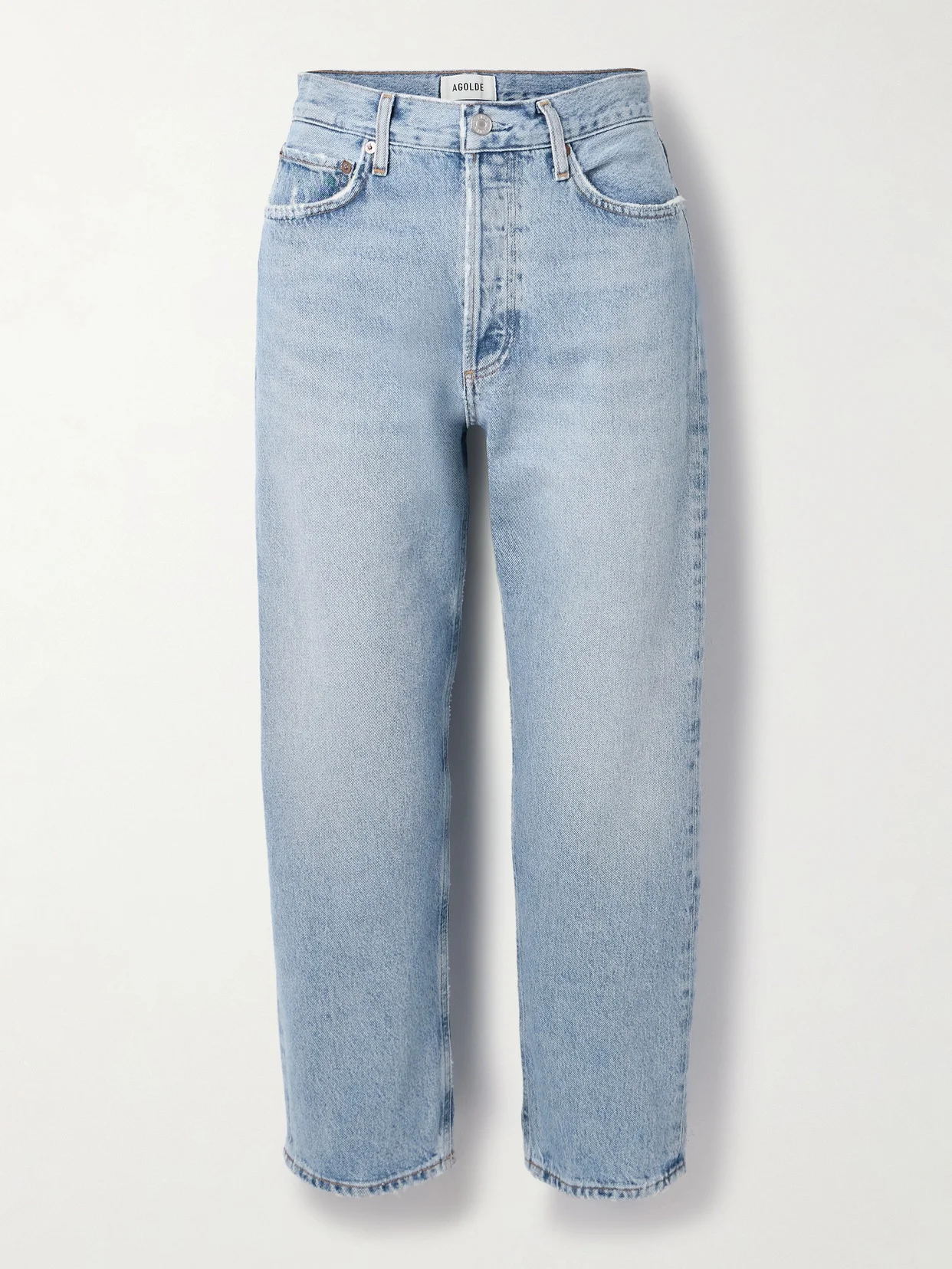 '90s Crop Mid-rise Straight-leg Jeans - 1