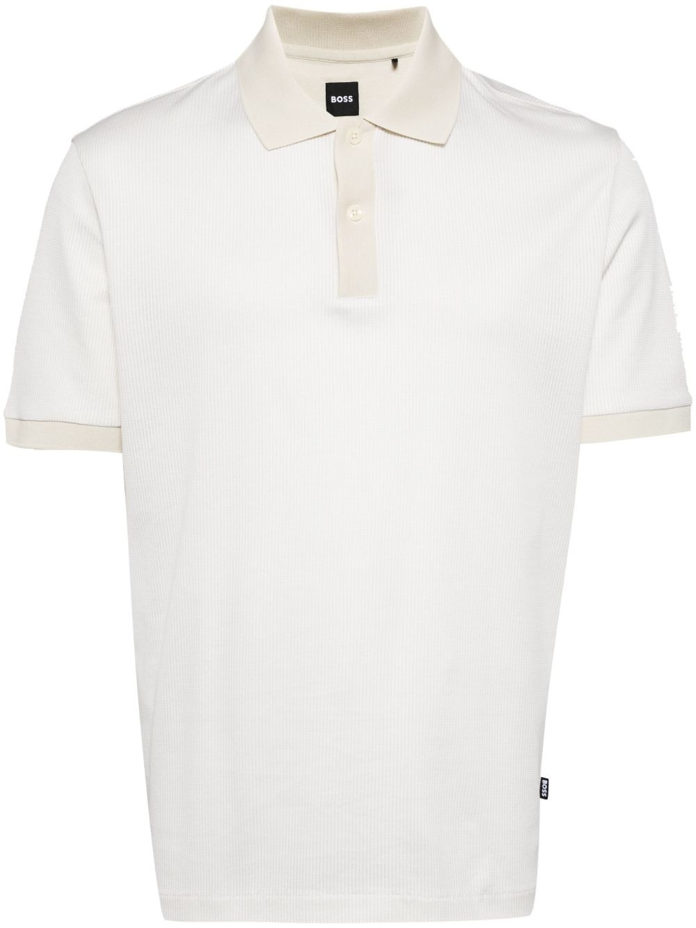 regular-fit knit polo shirt - 1