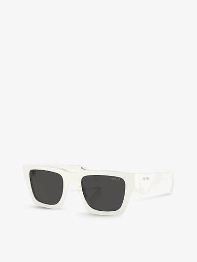Prada PR A06S rectangle-frame acetate sunglasses outlook